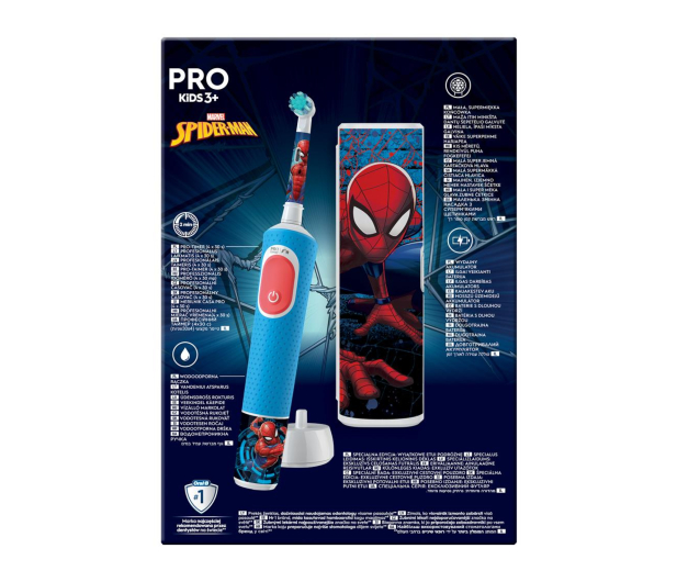 Oral-B Pro Kids Spiderman + Etui - 1162993 - zdjęcie 3